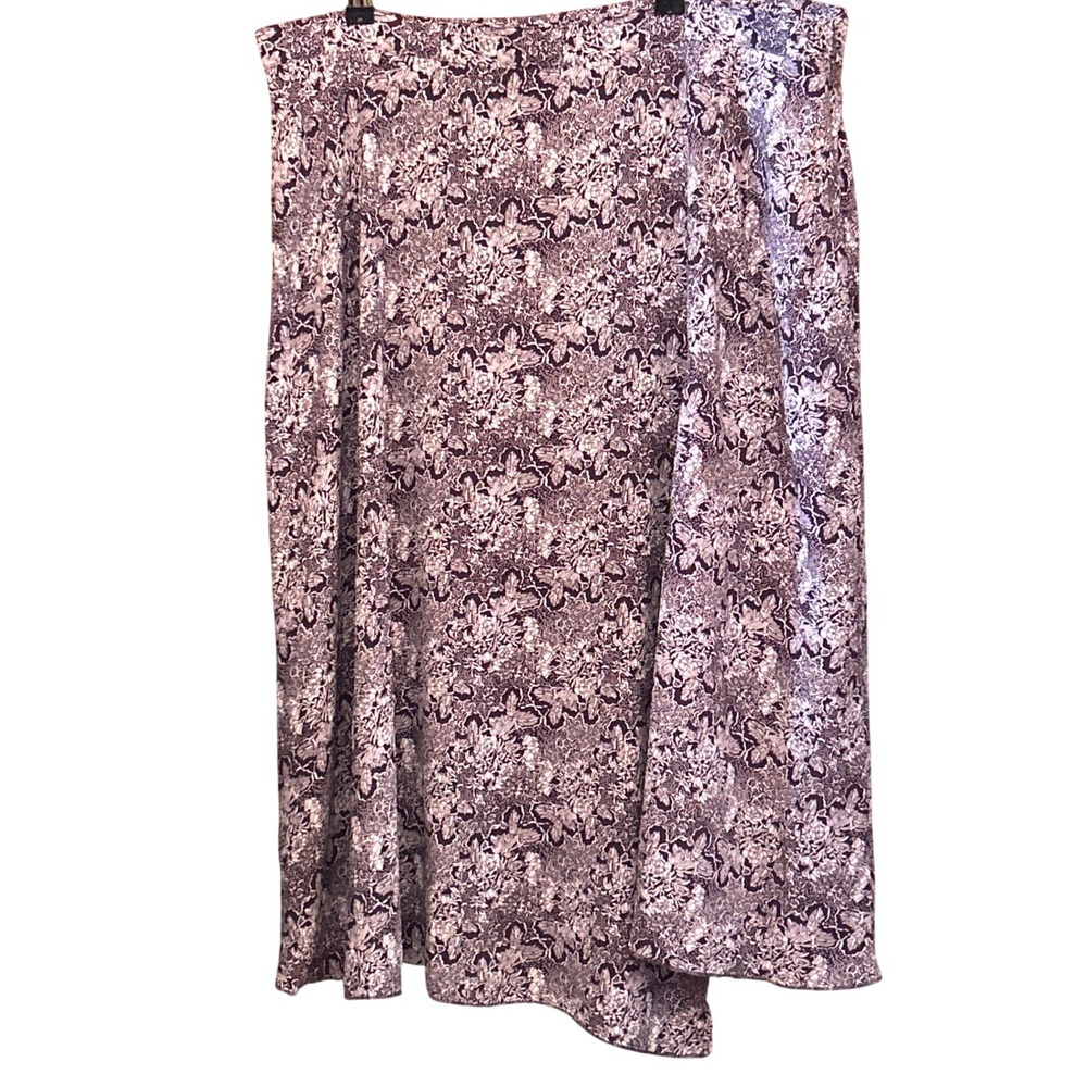 Vintage Sag Harbor Woman Midi Skirt Floral Whimsigoth Cottagecore Dark Academia